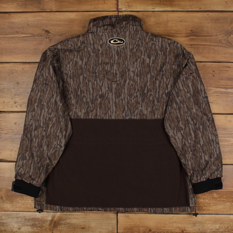 Drake Waterfowl Systems Jacket 2XL Mens Brown Polyester Pullover 1/4 Zip image 2