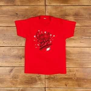 Vintage Screen Stars Single Stitch T Shirt Graphic Medium 80s USA Made 50/50