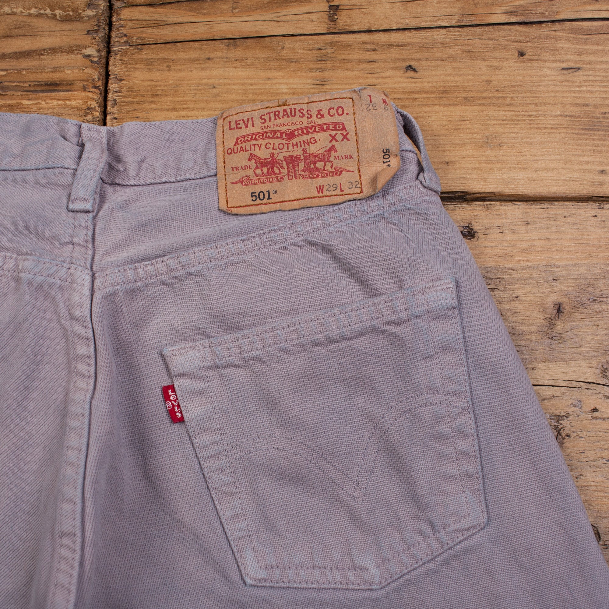 Vintage Levis 501 Jeans 28 X 31 Light Wash Straight Grey Red Vintage Levis 501 Jeans 28 X 31 Light Wash Straight Grey Red