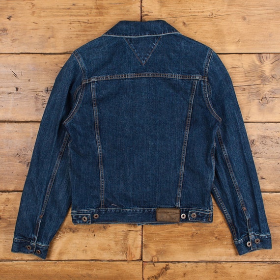 Vintage Tommy Hilfiger Denim Jacket S Oversized D… - image 3