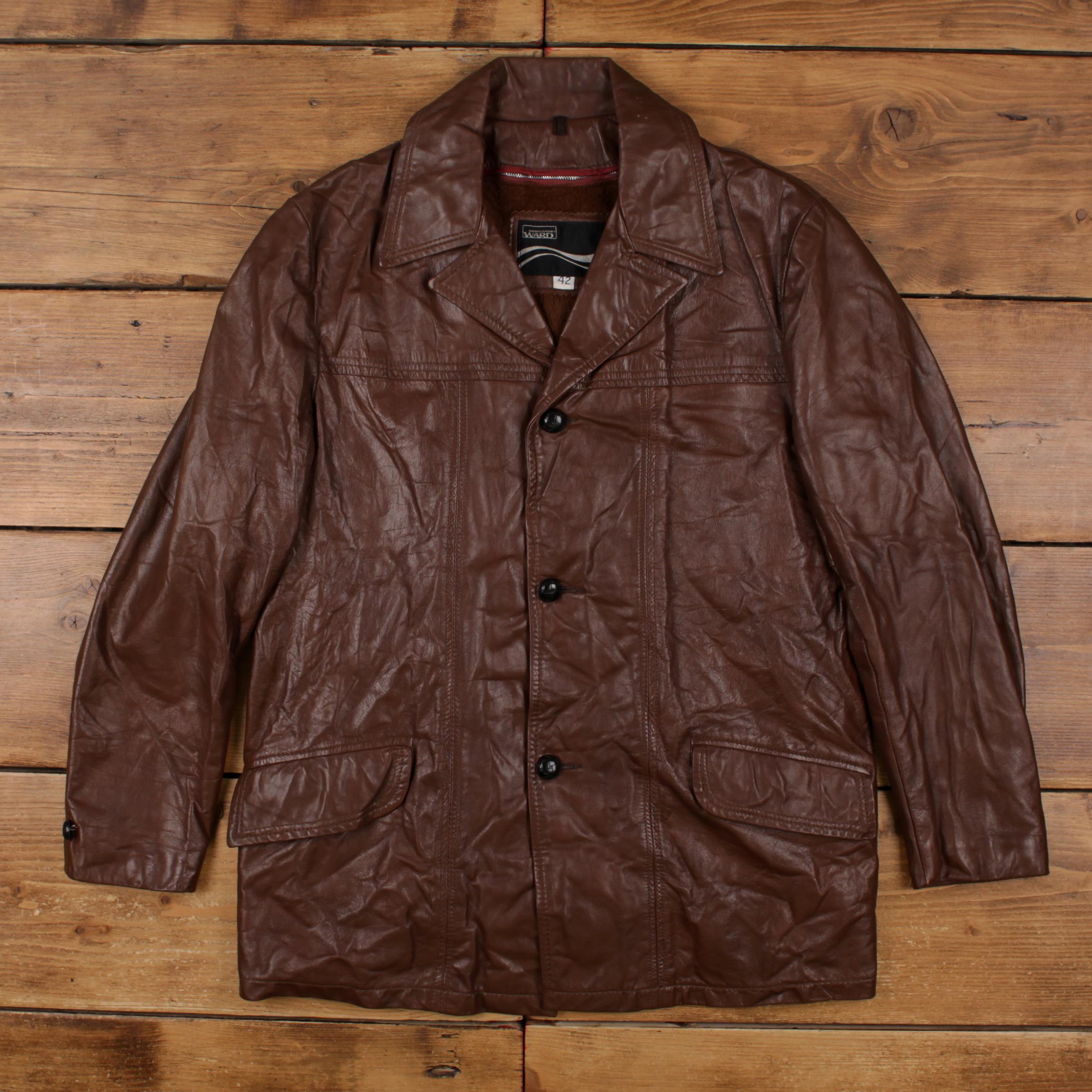 Montgomery Ward Leather Jacket - Etsy