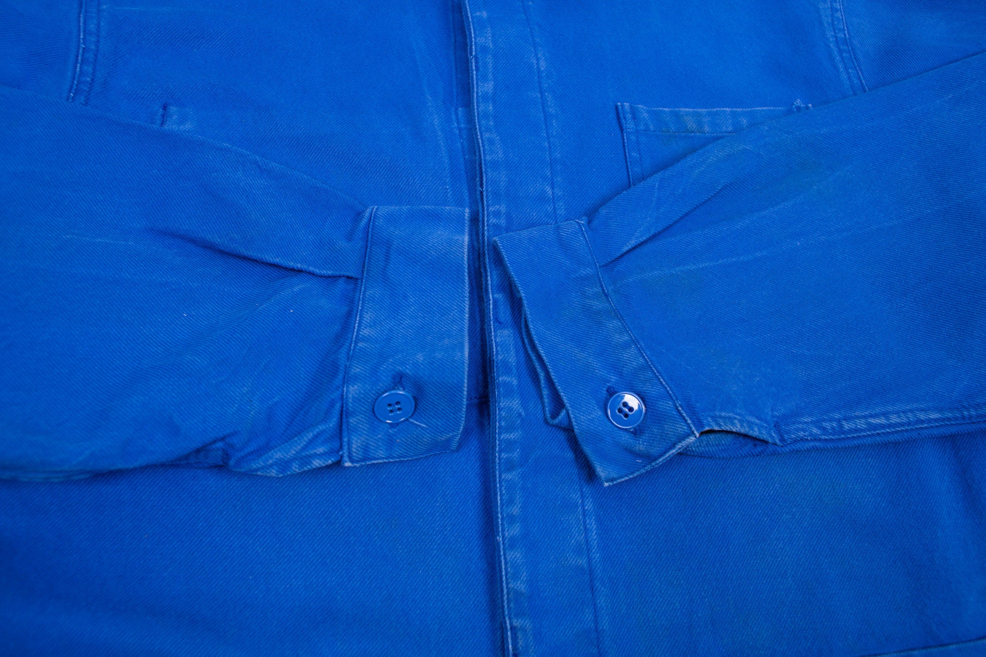 Mens Vintage Royal Blue French Cotton Twill Workwear Utility | Etsy