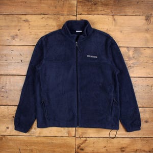 Vintage Columbia Outdoor Jacket XL Fleece Fleece Blue