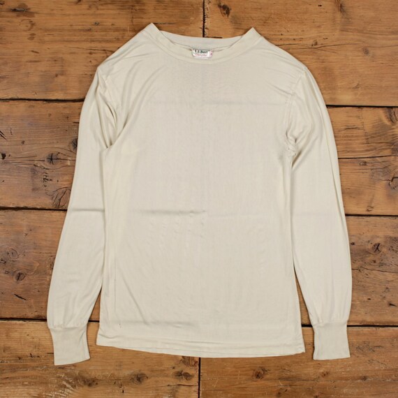 Vintage L.L. Bean Single Stitch T Shirt Thermal XS 90s Thrashed 