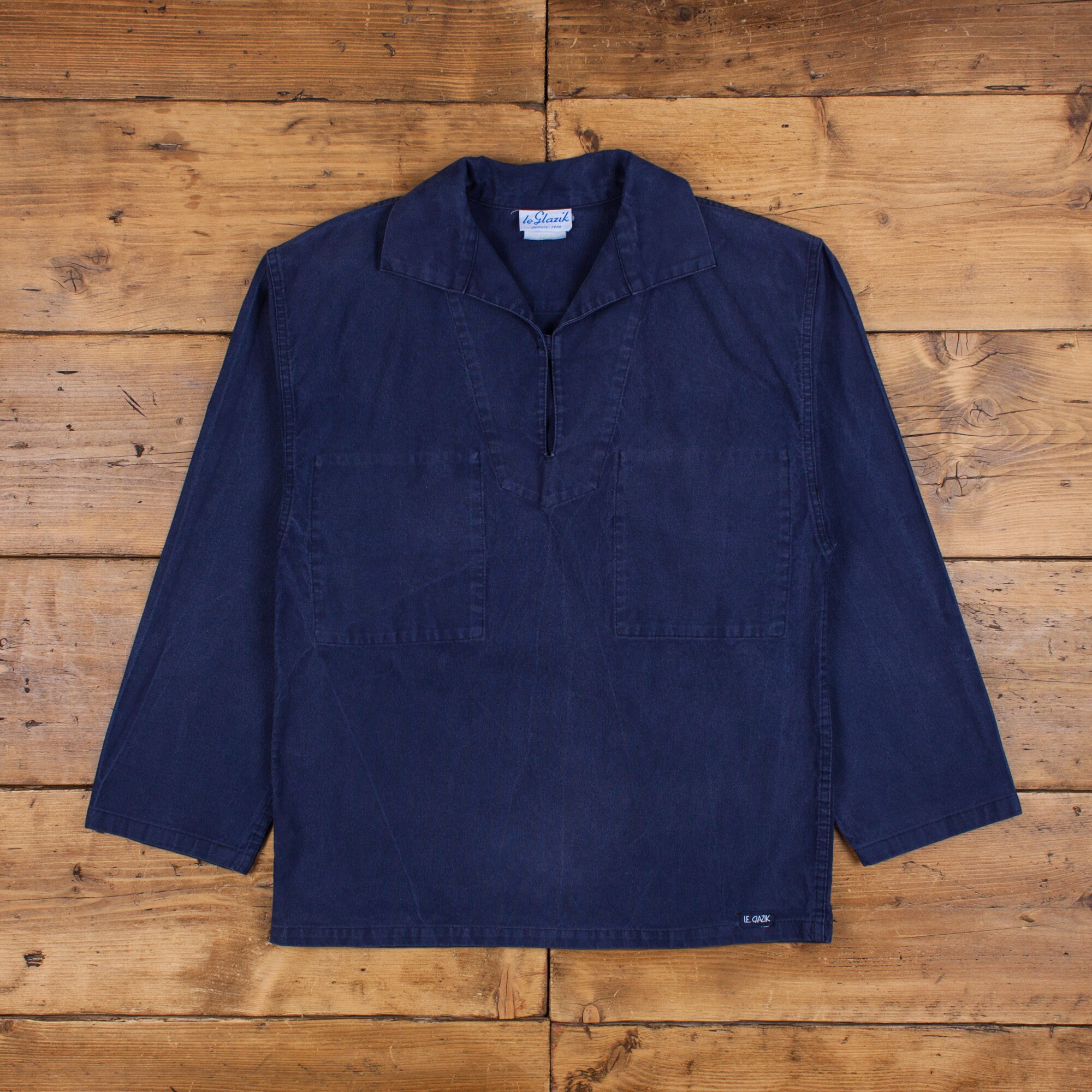 Vintage Le Glazik French Smock Jacket M 80s Pullover Sailer - Etsy