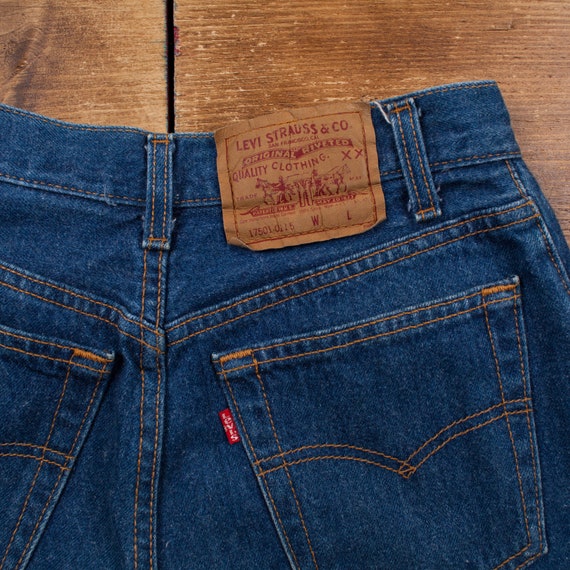 Vintage Levis 17501 Jeans 27 x 32 USA Made 80s Da… - image 9