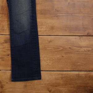 Vaqueros True Religion Y2k 27x32 para mujer, azul, hechos en EE. UU., lavados a la piedra oscuros, rectos imagen 9