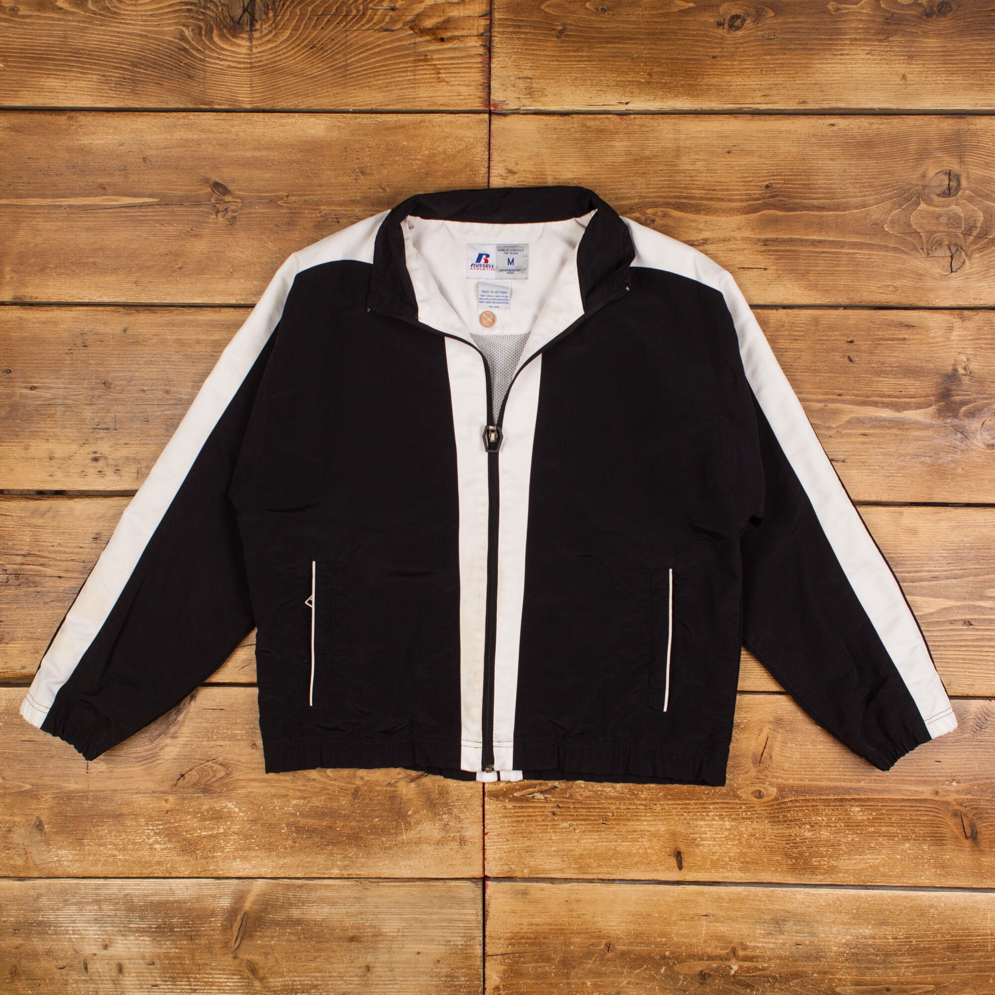 90s Russell athletic usa製 ネイビー フェード M 90s RUSSELL ATHLETIC ''UCSD'' 前Vスウェット ネイビー 表記(M