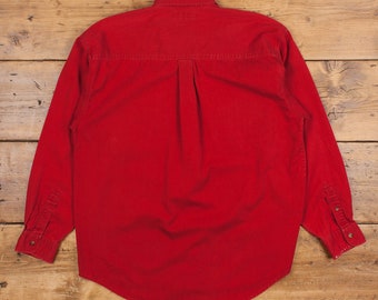 BUGLE BOY ヴィンテージ メンズ フィッシングベスト L レッド　赤 BUGLE BOY ヴィンテージ メンズ フィッシングベスト L レッド 赤