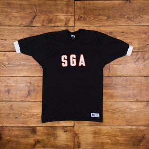 Vintage Russell Athletic Graphic T Shirt Large 90s USA Made American Football