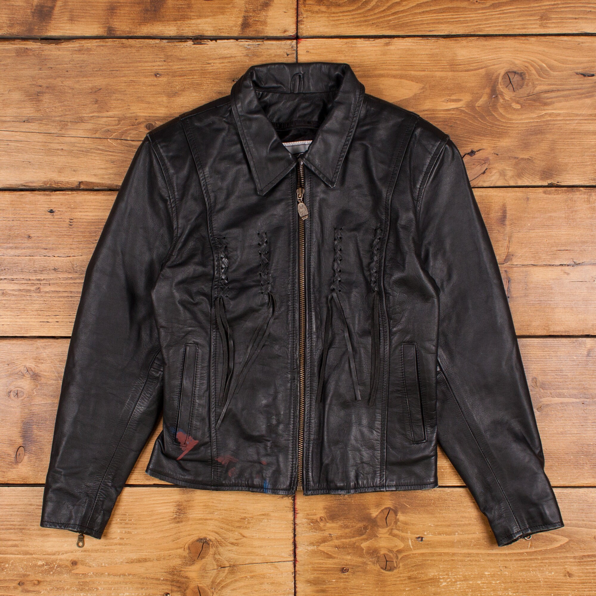 90s uno leather jacket