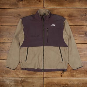 Vintage North Face Outdoor Jacket L Denali Fleece Beige