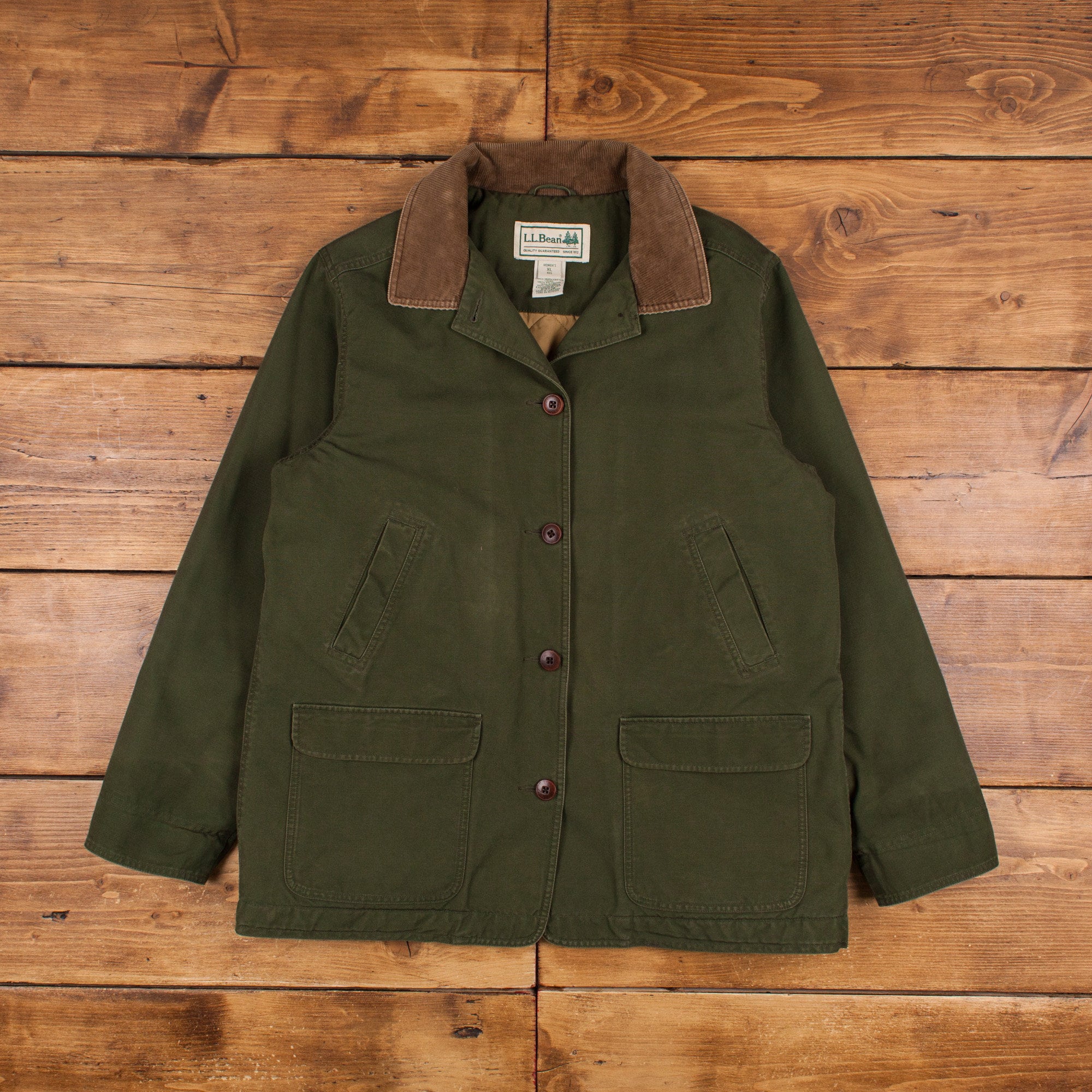 Vintage L.l.bean Workwear Jacket XL Barn Coat Chore Green Vintage L.l.bean Workwear Jacket XL Barn Coat Chore Green