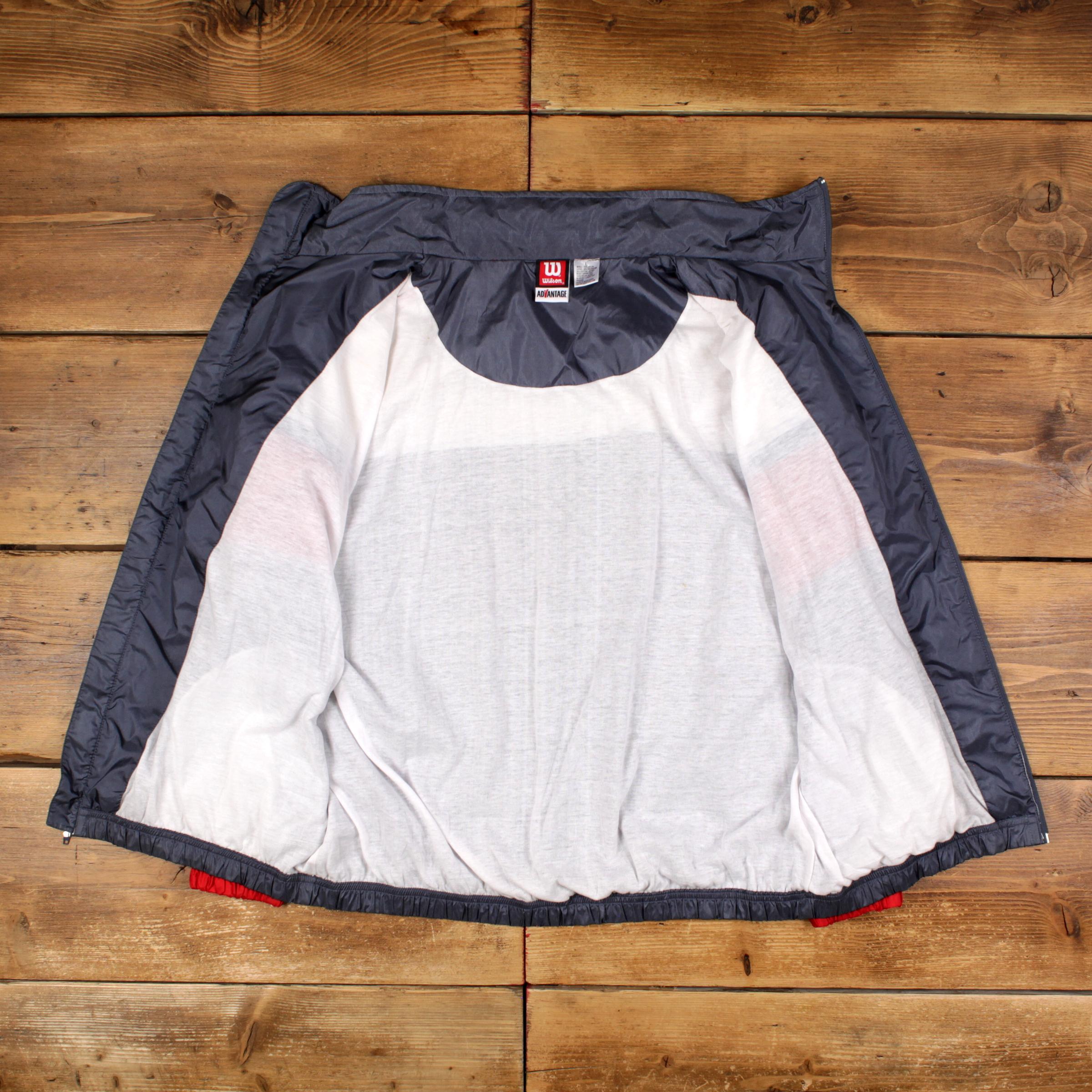 ヴィンテージ ウィルソン ウィンドブレーカー ジャケット L レッド