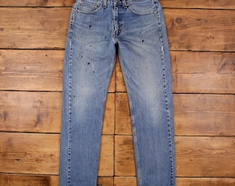 LEVI’S 505-0217 80s USA製 85年 W33L34 Levi's 505-0217 34 x 32 Inch. Vintage 80's Denim Jeans. USA. #532