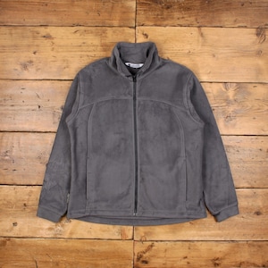Vintage Columbia Outdoor Jacket M Fleece Fleece Grey Womens