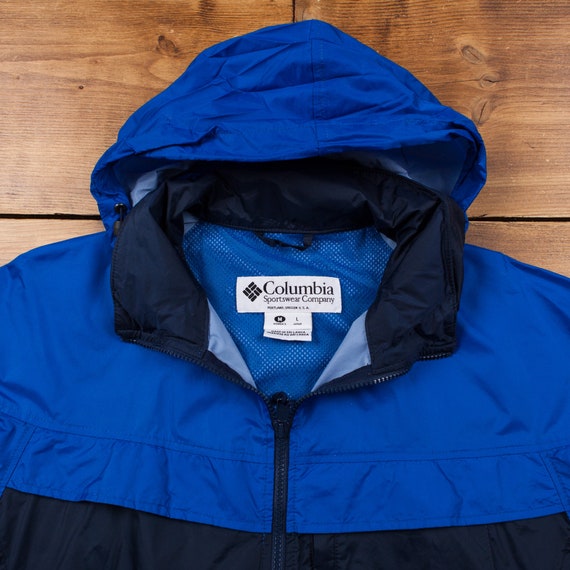 Vintage Columbia Windbreaker Jacket M Gorpcore Packable Full Vintage Columbia Windbreaker Jacket M Gorpcore Packable Full