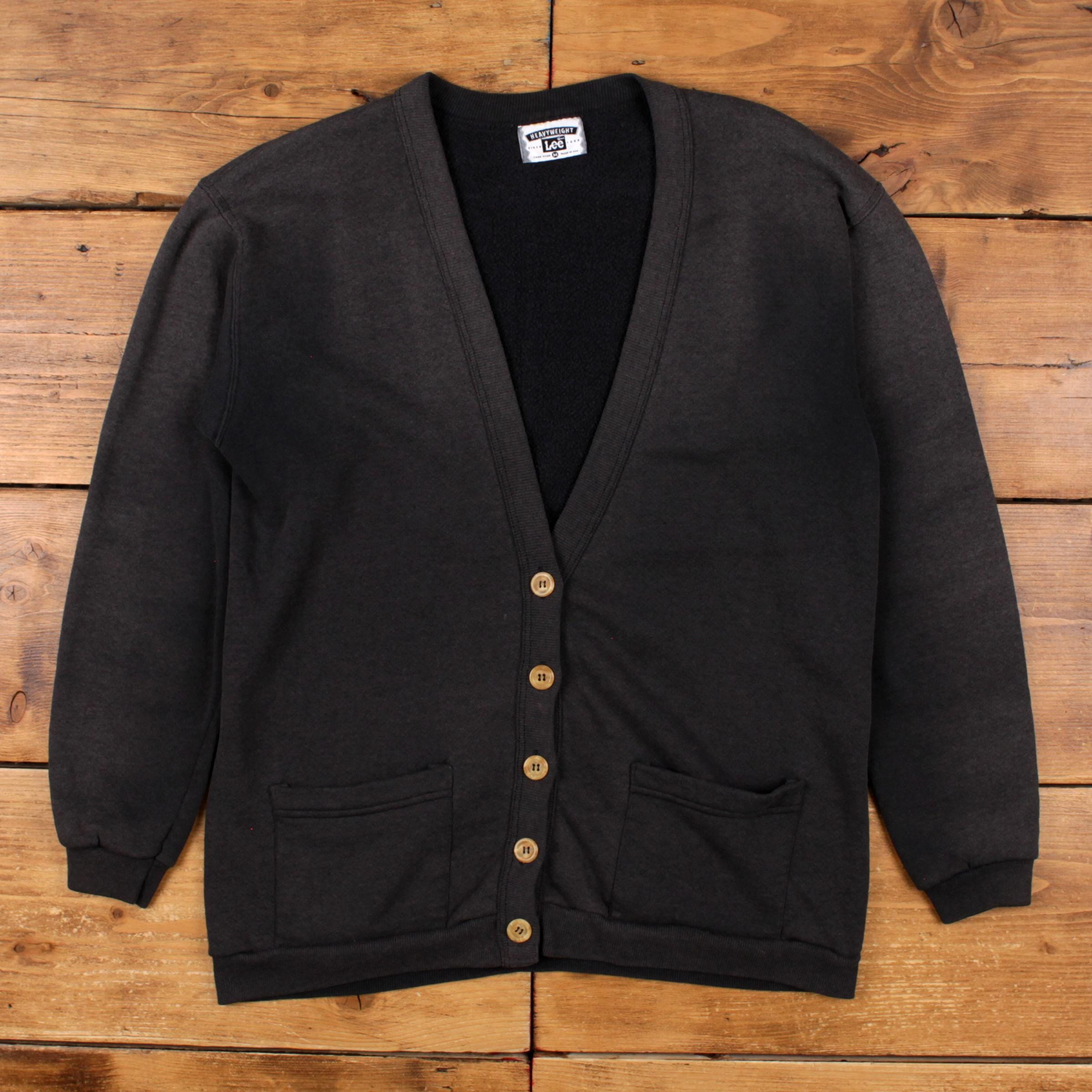 ヴィンテージ Lee カーディガン スウェットシャツ M 90年代 USA製