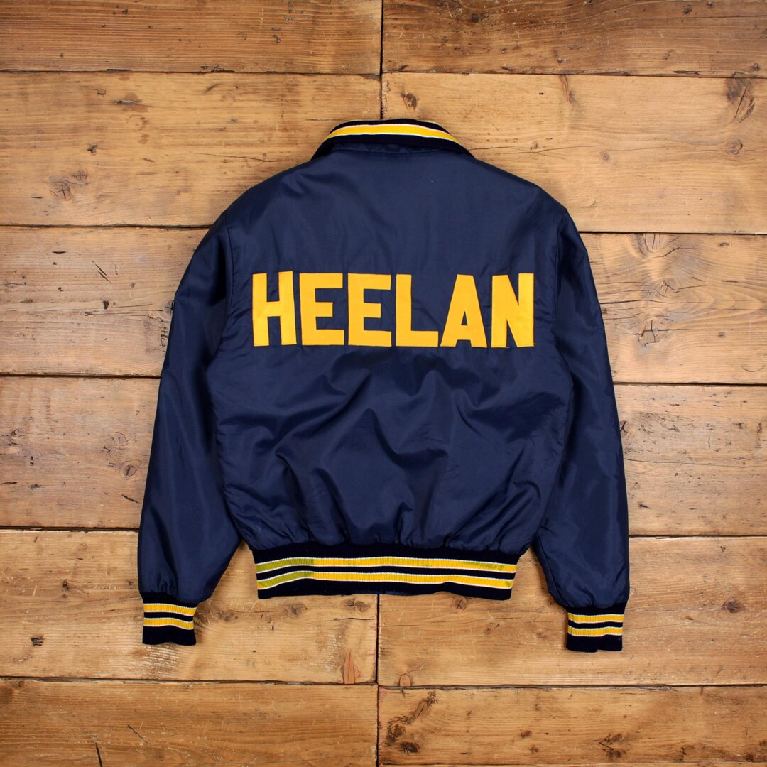 ヴィンテージ デロング バーシティ ジャケット S 80 年代 ボンバー USA