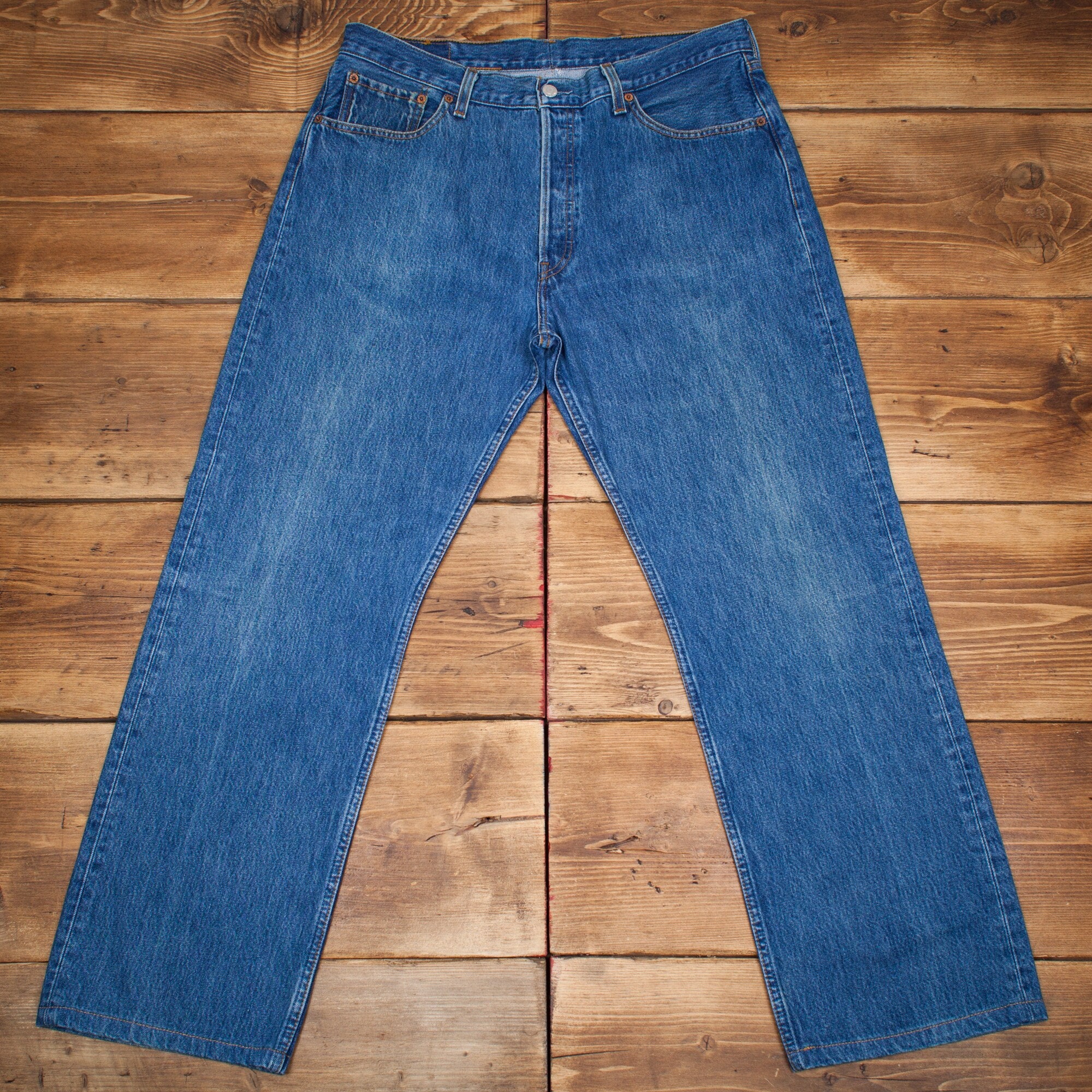 Vintage Levis 501 Jeans 36 X 32 Straight Leg Dark Stonewash - Etsy