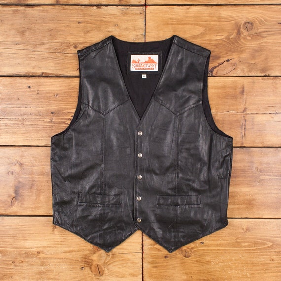 Saguaro west leather best sale vest