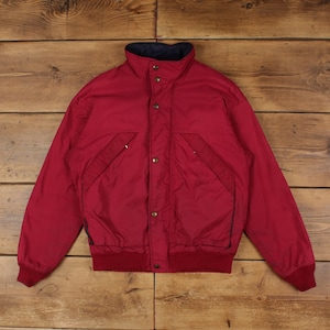 Vintage Lobo By Pendleton Bomber Jacket S Mens 90s Red USA Made Lined Heritage