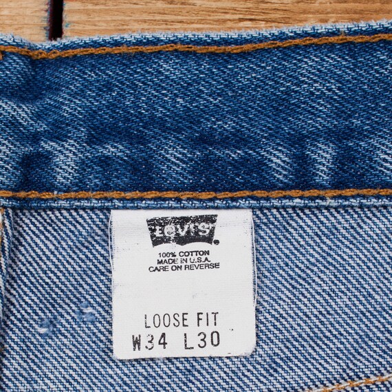 Vintage Levis 545 Jeans 34 x 30 USA Made Stonewas… - image 2