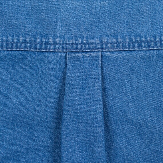 Vintage Dickies Workwear Shirt Button 2XL Denim M… - image 9