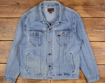 XL (48) Vintage 60s 70s Lee Work Wear Jacket 2 Pocket Chetopa