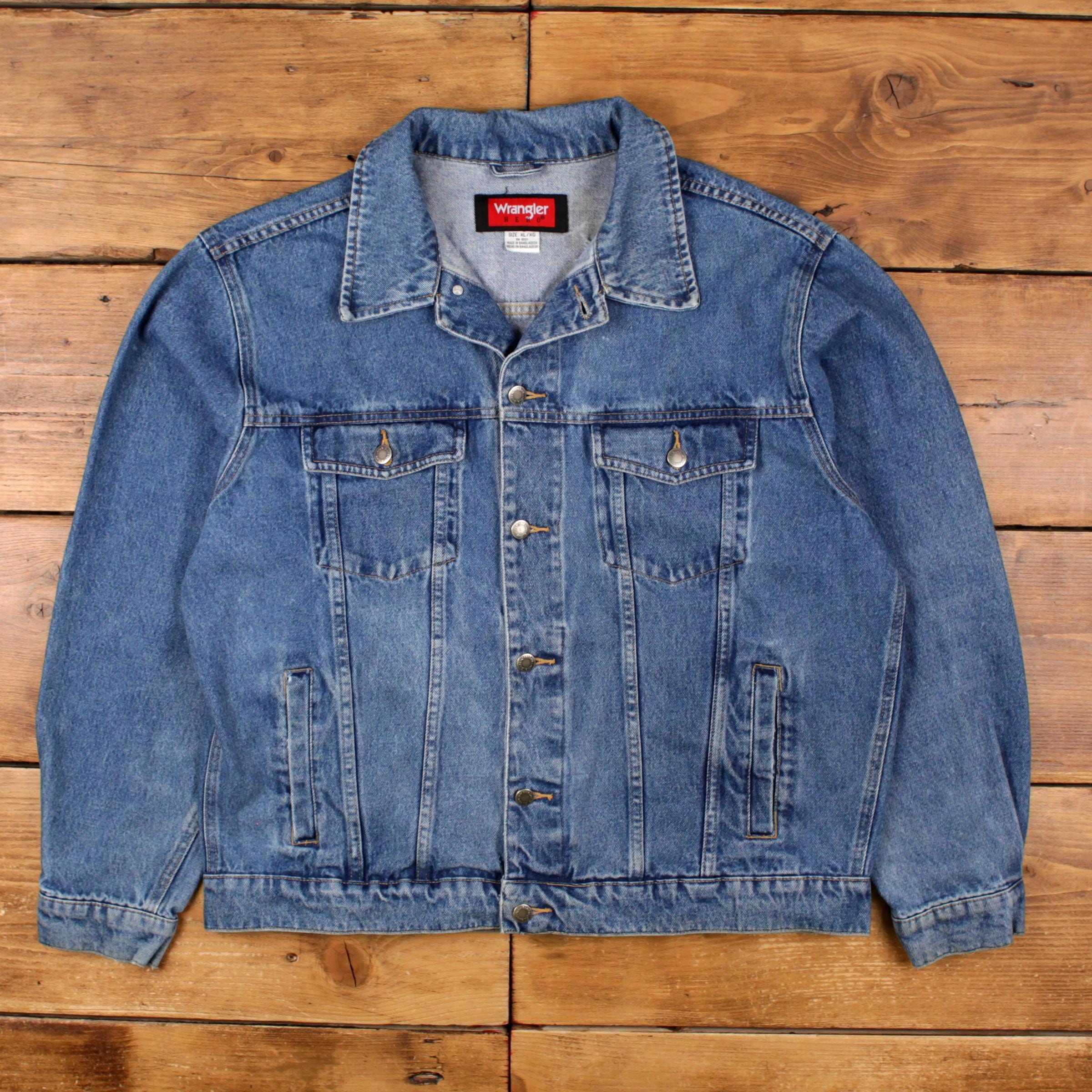 Vestes en jean Wrangler pour homme en promo sur
