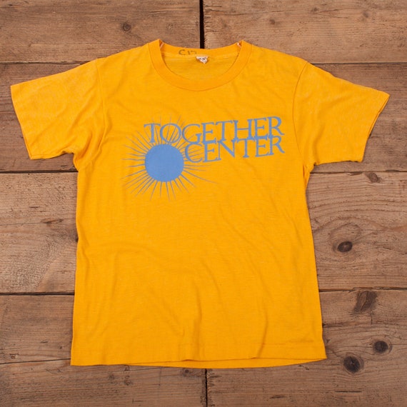 Women's Vintage 80s Together Centre Yellow Single