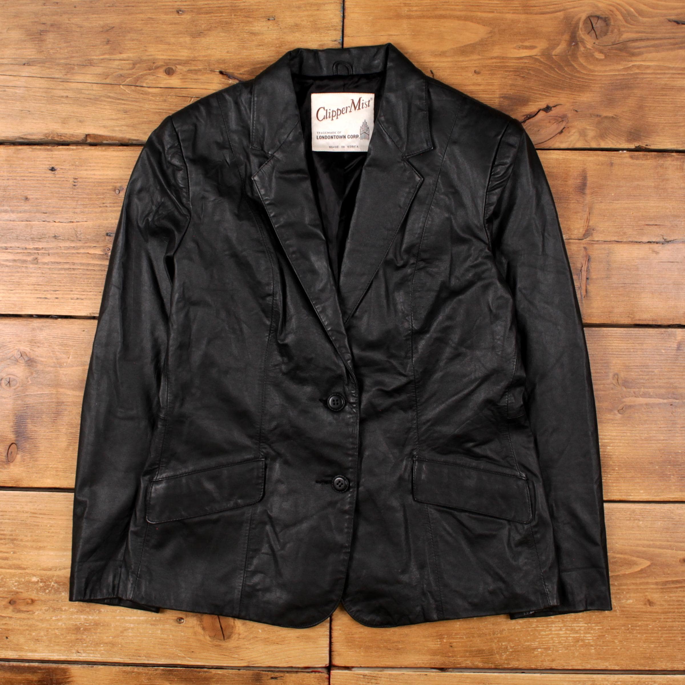 ヴィンテージ クリッパー ミスト レザージャケット L 90年代 ブレザー