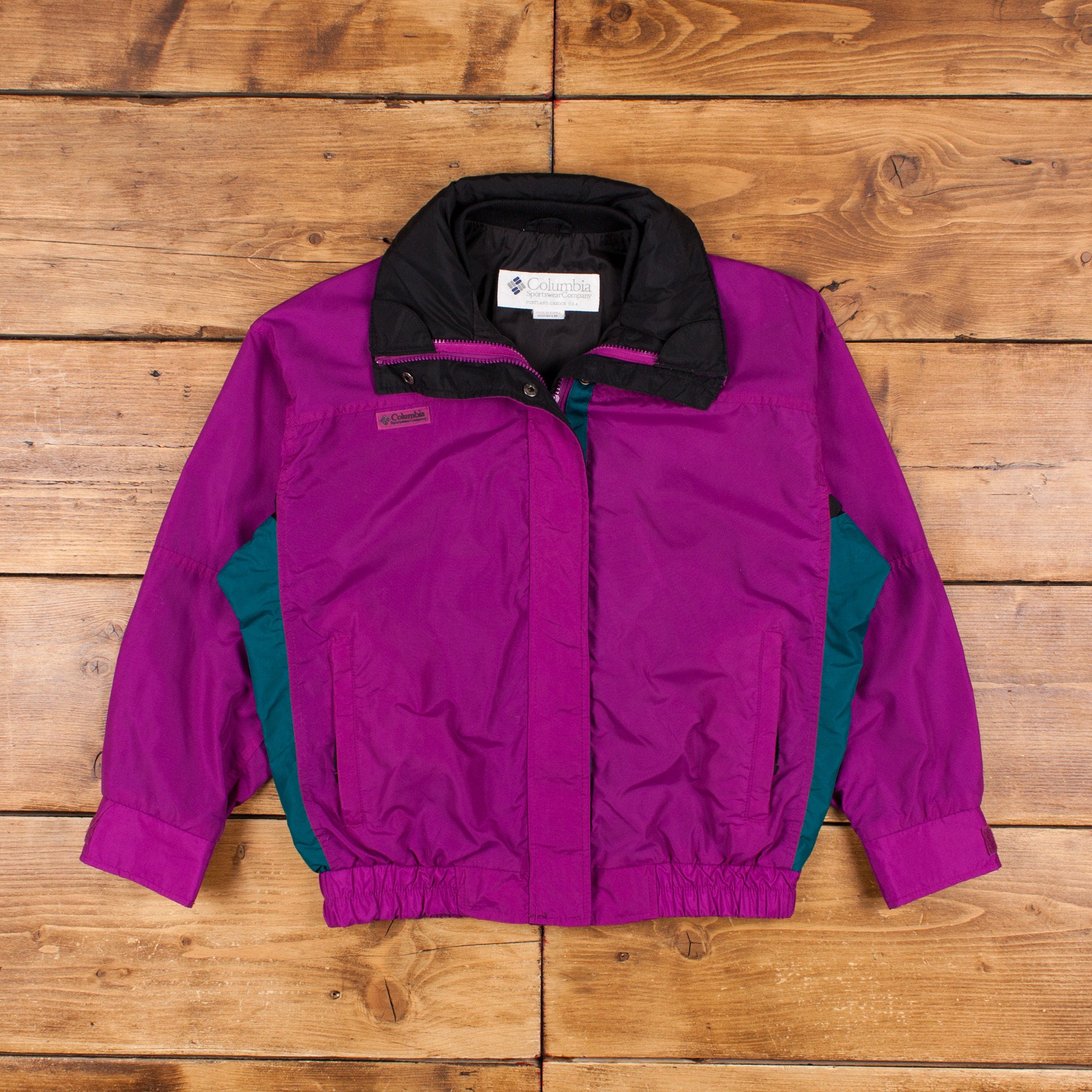 Vintage Columbia Windbreaker Jacket M Gorpcore 90s Bugaboo