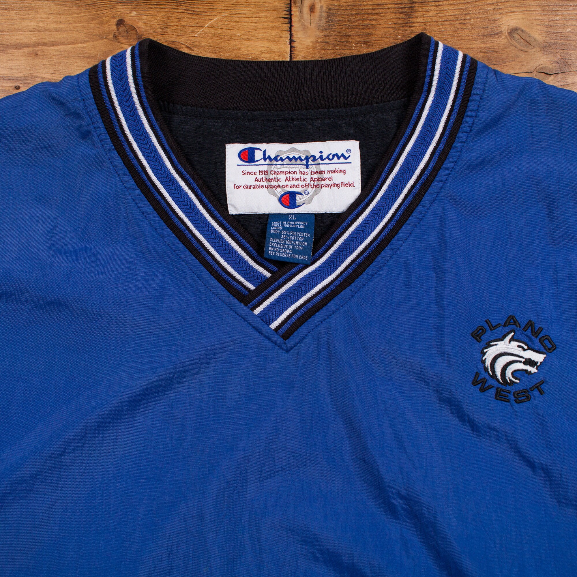 海外並行輸入正規品 Vintage Football American XL Jacket Windbreaker Champion 記念グッズ