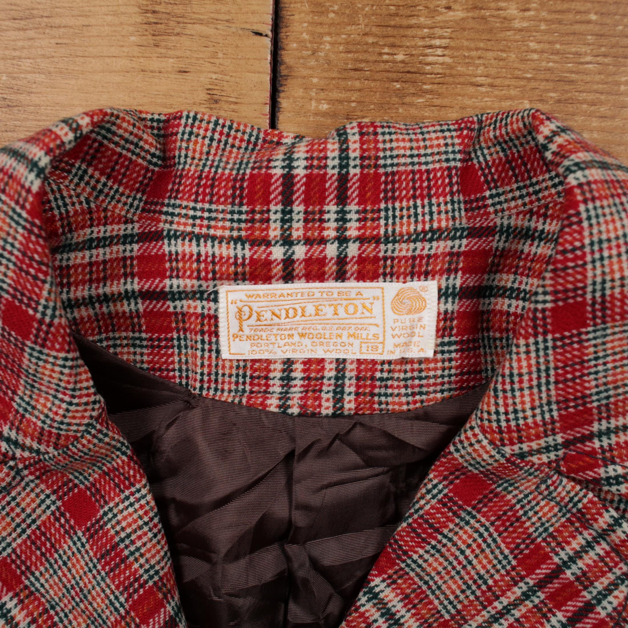 ヴィンテージ ペンドルトン ウールジャケット L 70年代 ブレザー USA製