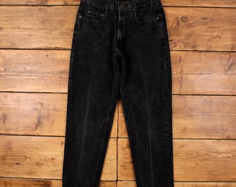 Spodnie jeansowe Vintage GAP 33x30, wyprodukowane w USA w latach 90., łatwe w dopasowaniu, unisex