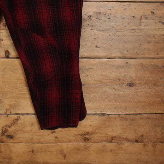 Vintage Wool Pants Trousers 38x26 70s Talon Zipper Buffallo