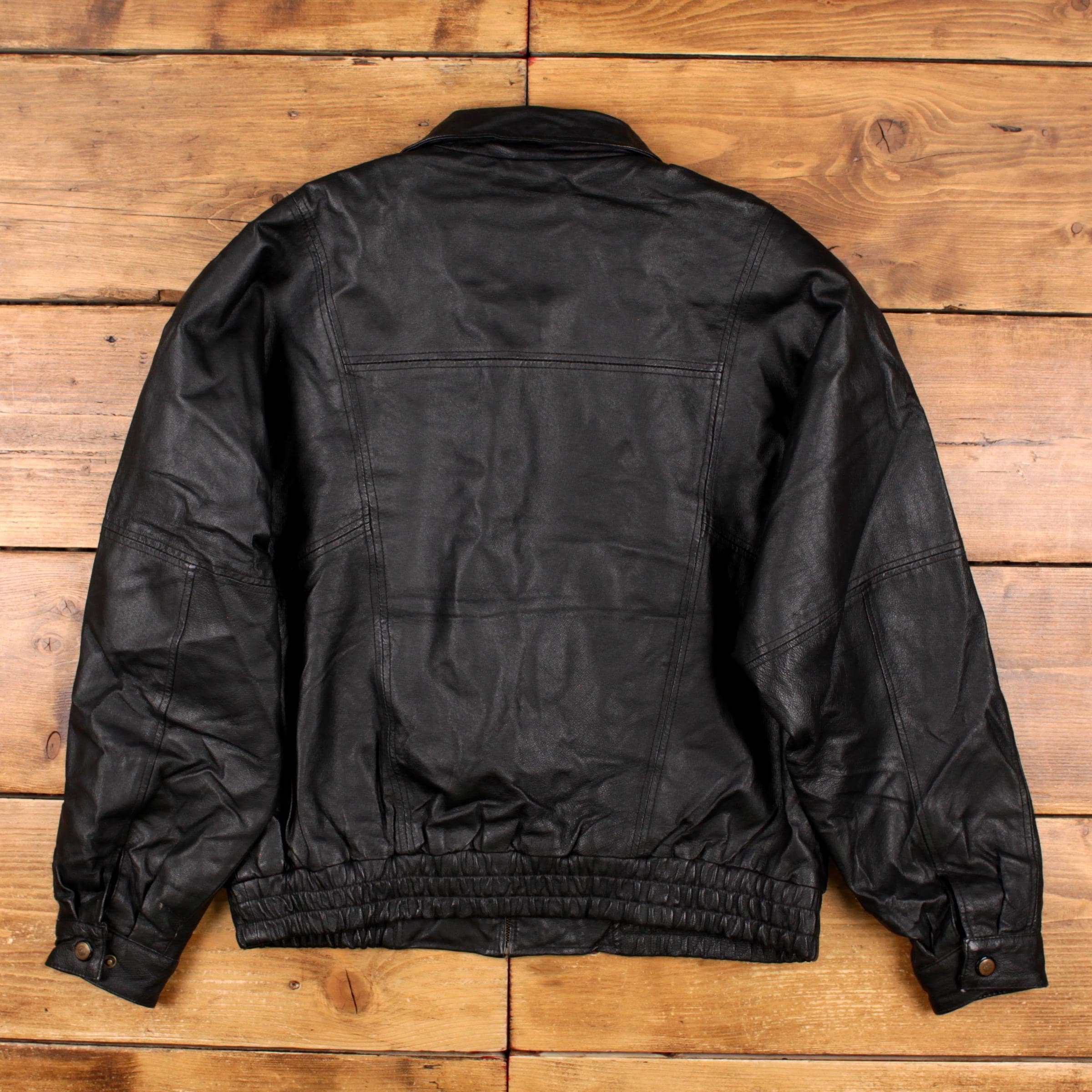 ジャケット・アウター Vintage Leather Jacket Italy BALL BASIC Leather Jacket Type A-2 'L/52' ~ Vintage Store Clochard92.com