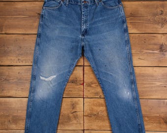 Vintage Wrangler Jeans Hose Hose 40x30 Denim Western Herren Gerade Blau