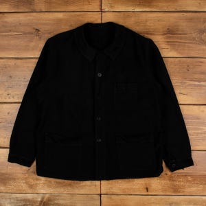 Black Vintage French Chore Coat - Etsy