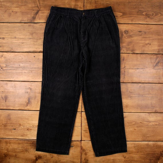 Vintage Solo Semore Cord Corduroy Pants Trousers 36x32 90s Mens