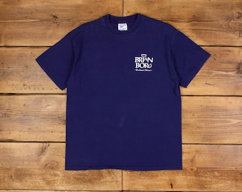 Vintage Hanes Single Stitch T Shirt Blank Medium 90s USA Made