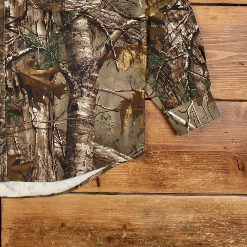 Browning Shirt XL Herren Knopf Baumwollmischung Camouflage Jagd Braun Bild 7