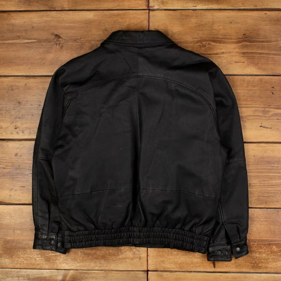 ジャケット・アウター St John's Bay Leather Jacket Black Vintage St John's Bay Leather Jacket L Black - Etsy Israel
