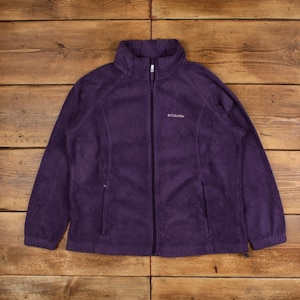Vintage Columbia Outdoor Jacket XL Fleece Purple Womens