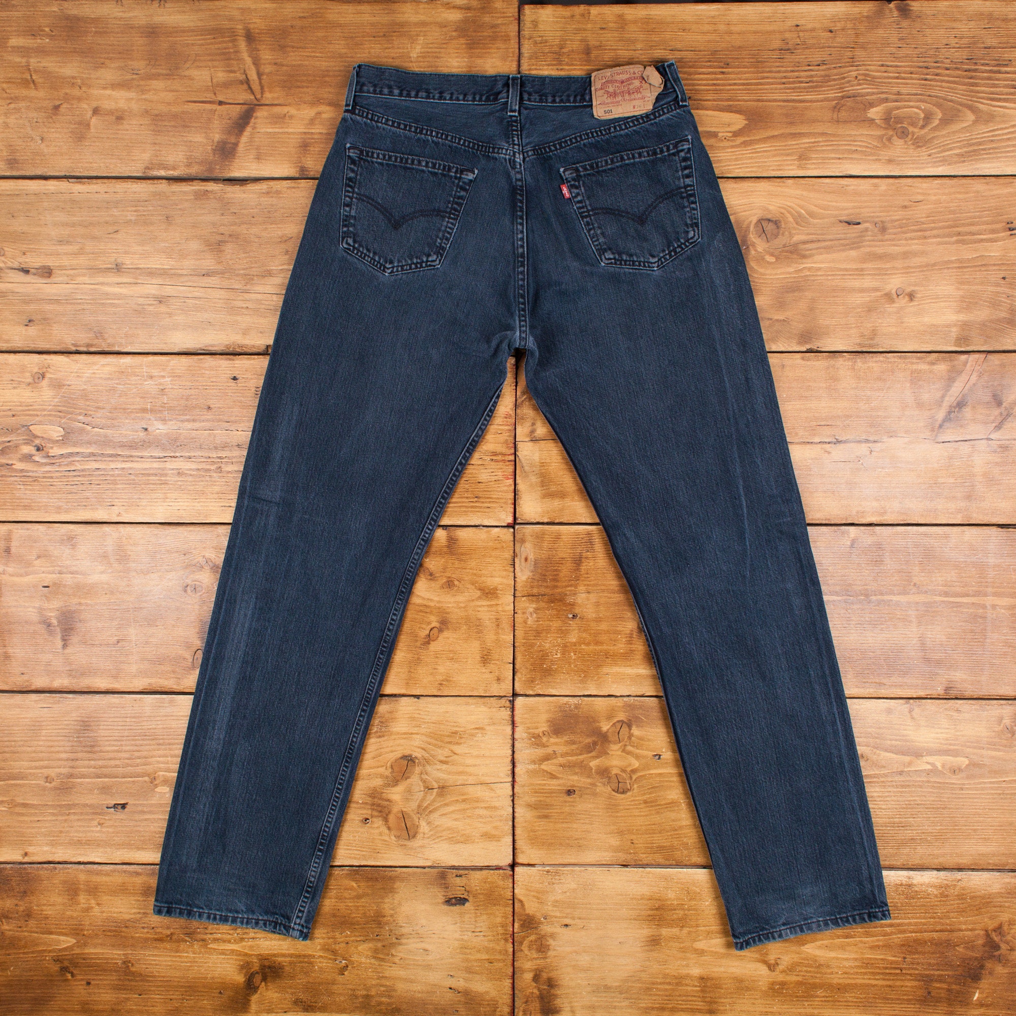 Vintage Levis 501 Jeans 34 X 34 Dark Wash Straight Blue Red - Etsy Finland