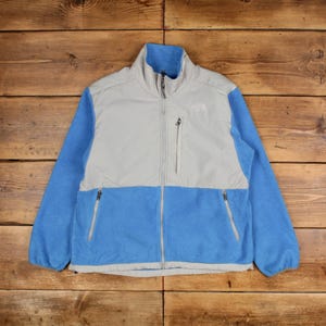 Vintage North Face Outdoor Jacket XL Denali Fleece Blue Womens