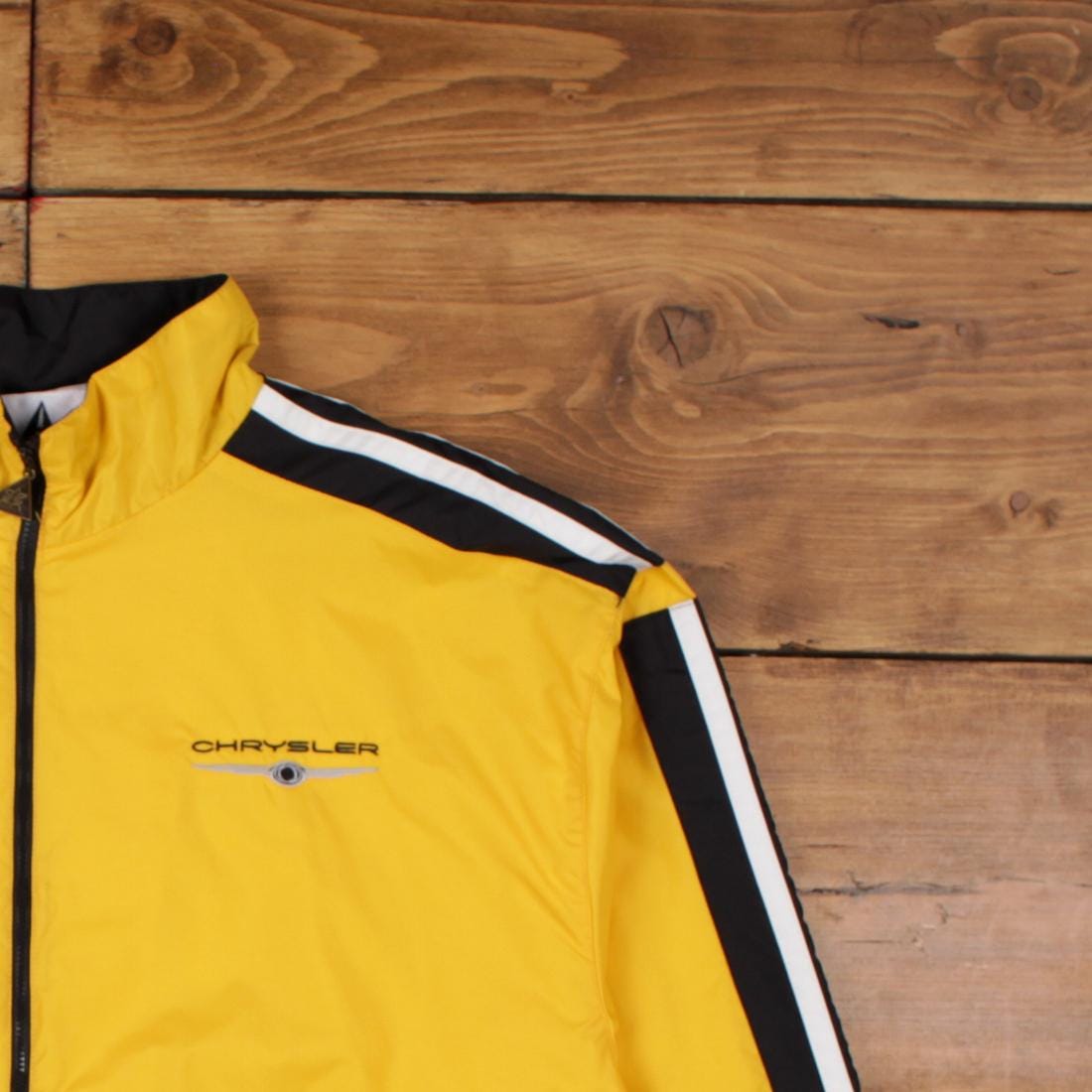 Vintage Speed Zone Windbreaker Jacket L Chrysler Yellow - Etsy