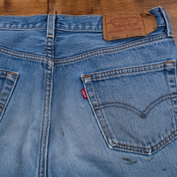 Vintage Levis 501 XX Jeans 36 x 30 USA Made 90s S… - image 9
