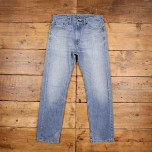 Vintage Levis 505 Jeans 32 x 31 Stonewash Straight Blue Red Tab Denim